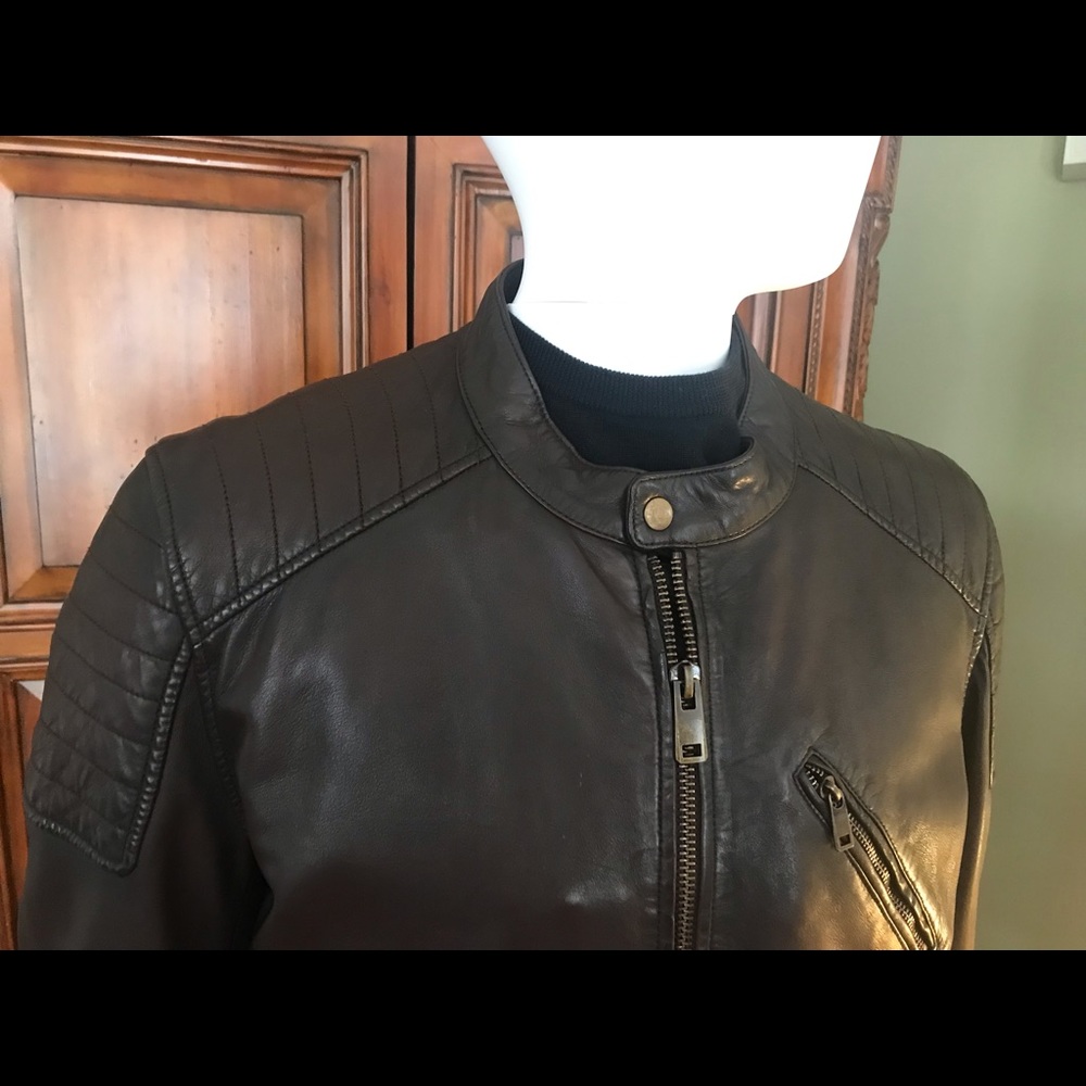 Wilson’s leather Men’s Jacket Large Brown - Picture 3 of 13